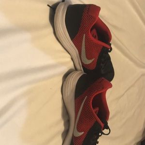 Size 11.5  Nike Revoloution 3 - red and black